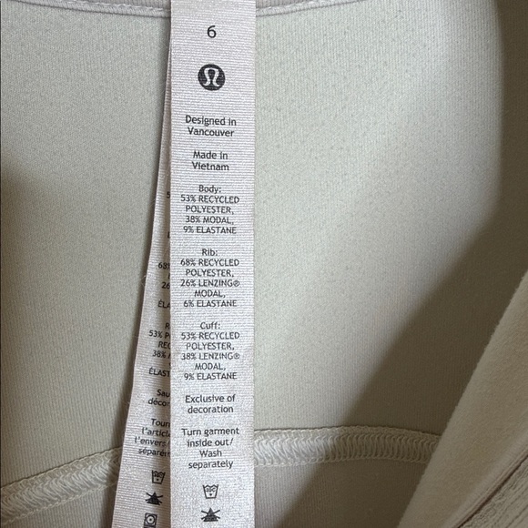 Lululemon Brushed Softstream High-Neck Half Zip Women's Athletic Sweatshirt Top - Picture 5 of 8